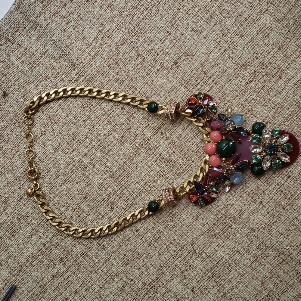 J.Crew Faerie Butterfly Statement Necklace NWT